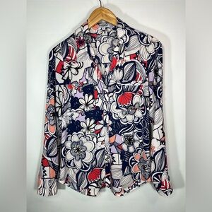 Express Floral Portafino Button-Down Shirt